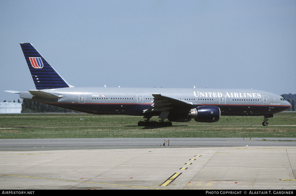 Aircraft Photo of N780UA | Boeing 777-222 | United Airlines | AirHistory.net #46933