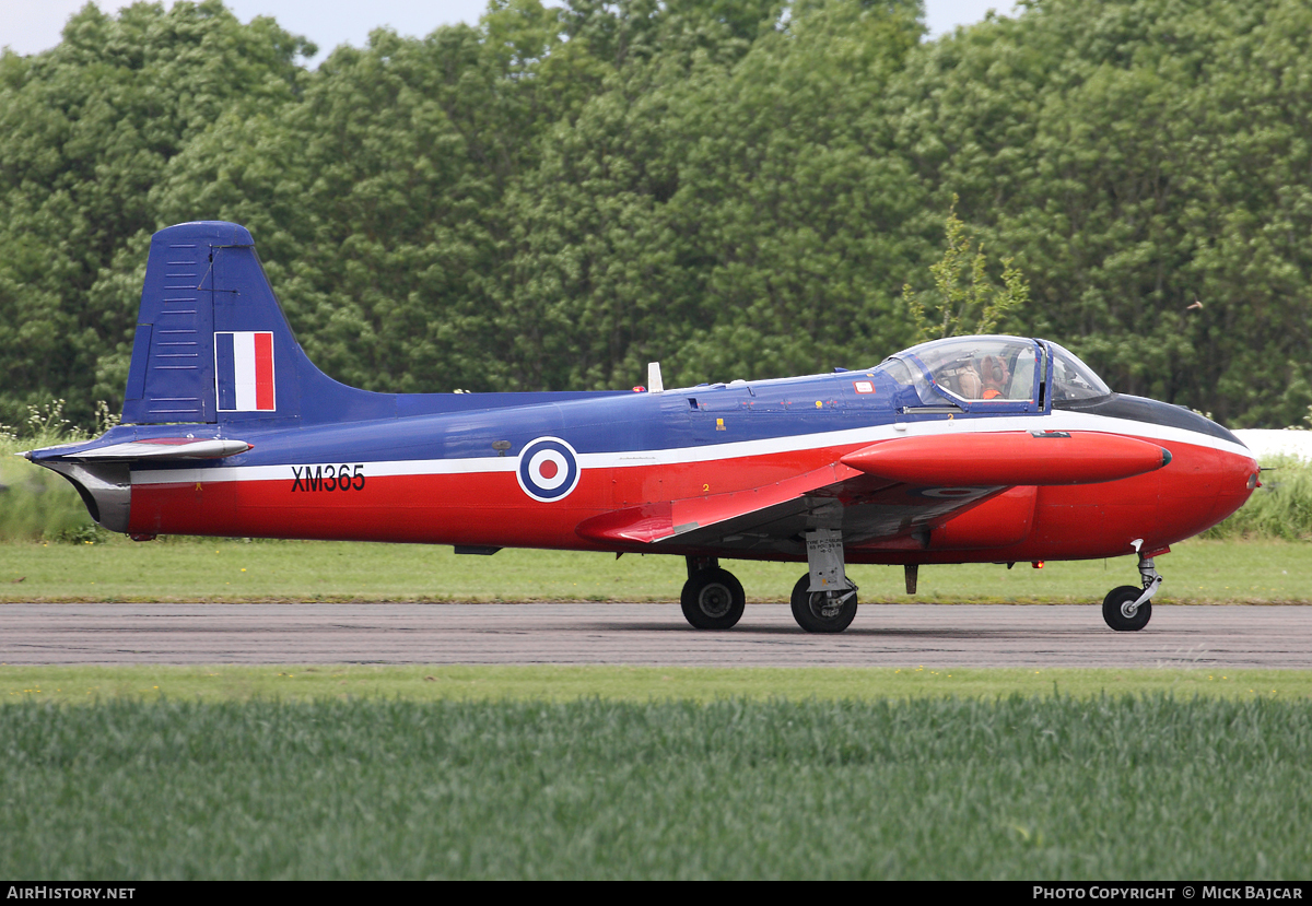 Aircraft Photo of XM365 | Hunting P.84 Jet Provost T3A | UK - Air Force | AirHistory.net #46936