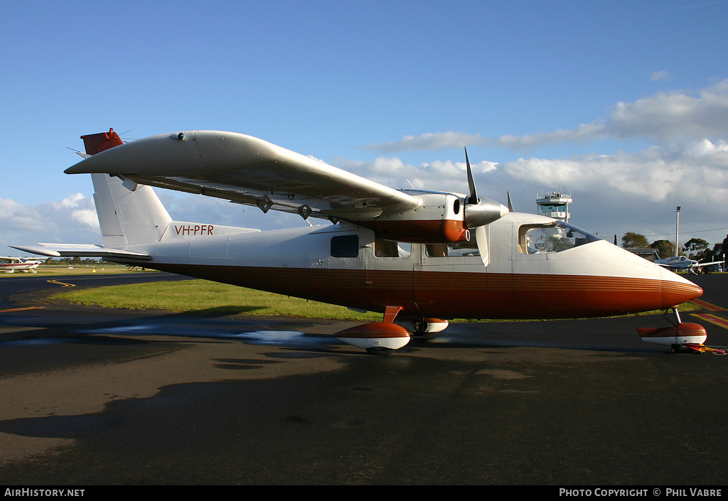 Aircraft Photo of VH-PFR | Partenavia P-68B Victor | AirHistory.net #46941