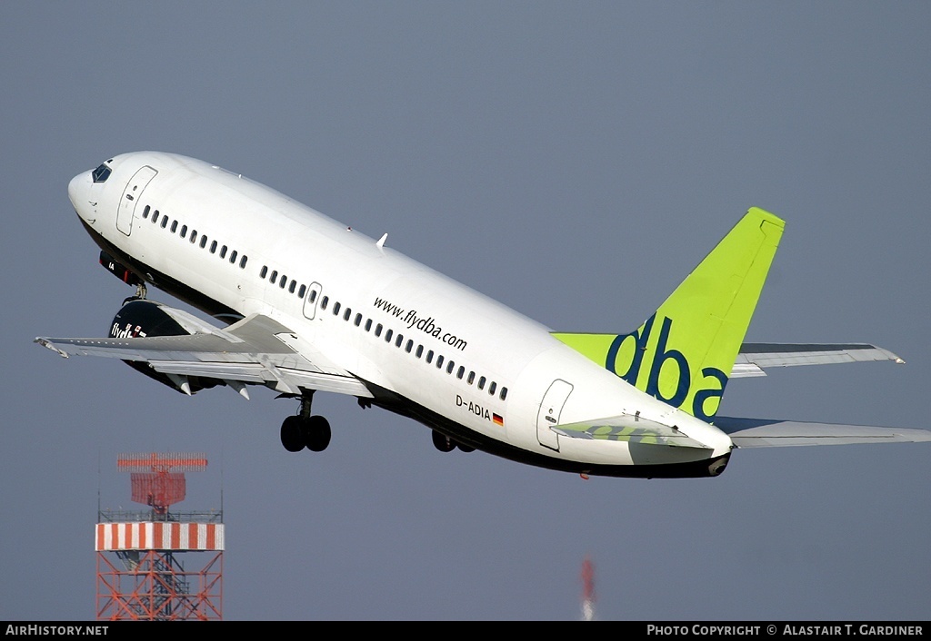 Aircraft Photo of D-ADIA | Boeing 737-36Q | DBA - Deutsche BA | AirHistory.net #46967