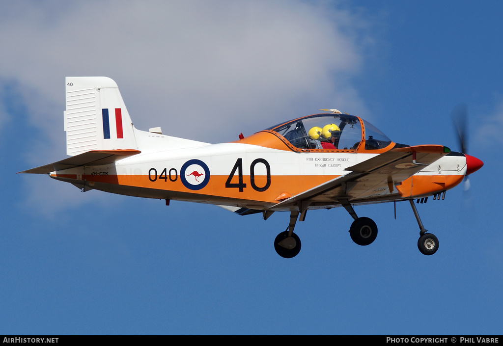 Aircraft Photo of VH-CTK | New Zealand CT-4A Airtrainer | AirHistory.net #46971