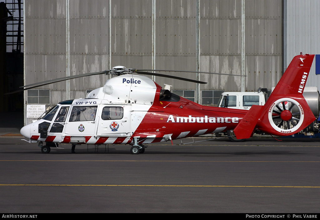 Aircraft Photo of VH-PVG | Eurocopter AS-365N-3 Dauphin 2 | Victoria Police | AirHistory.net #46978