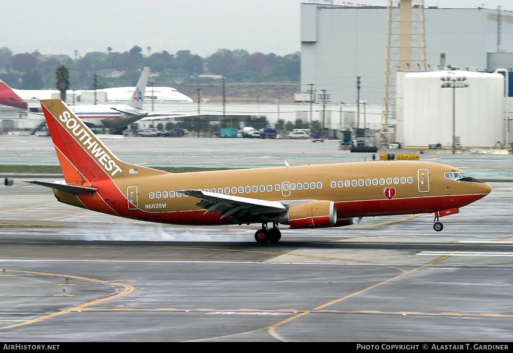 Aircraft Photo of N602SW | Boeing 737-3H4 | Southwest Airlines | AirHistory.net #47022