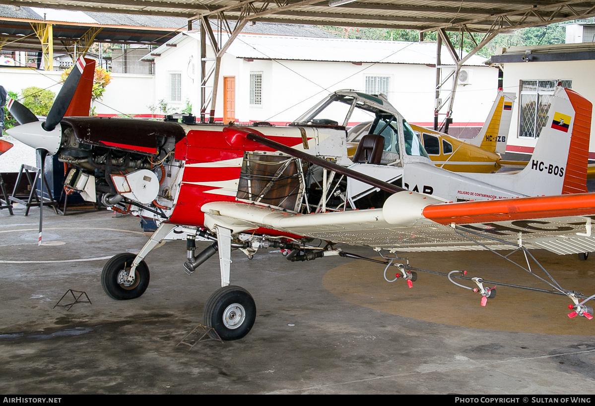 Aircraft Photo of HC-BOS | Cessna T188C Ag Husky | Fumicar | AirHistory.net #47027