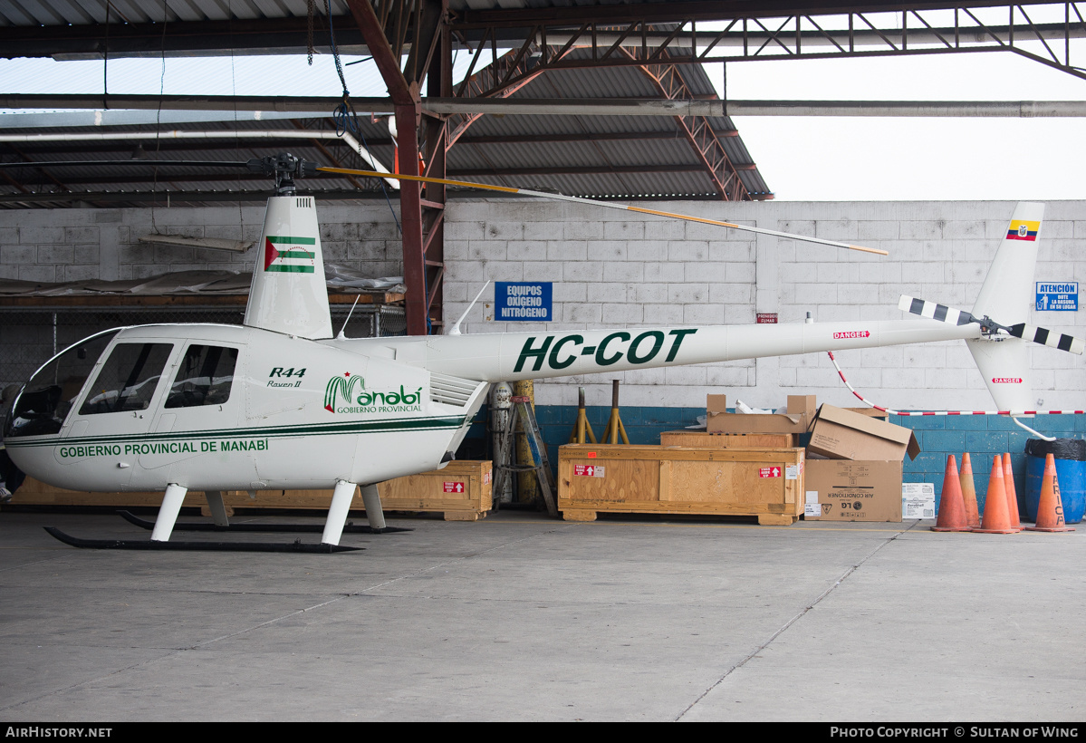 Aircraft Photo of HC-COT | Robinson R-44 Raven II | Gobierno Provincial de Manabí | AirHistory.net #47036