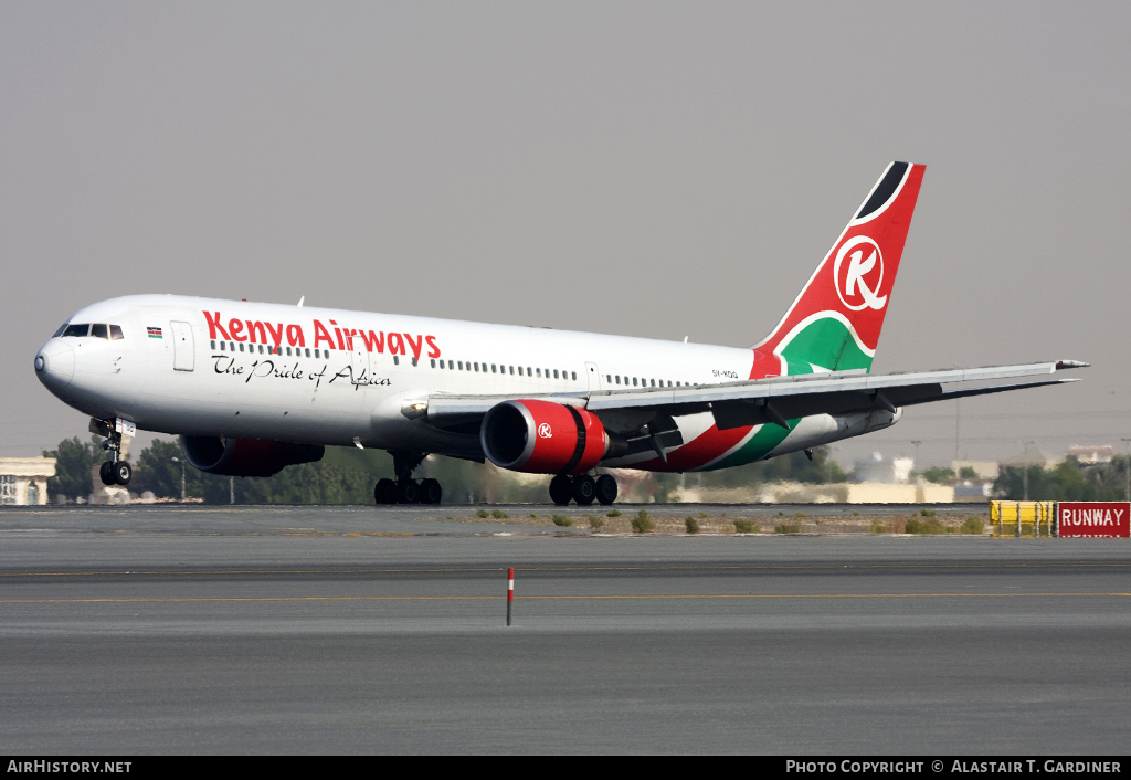 Aircraft Photo of 5Y-KQQ | Boeing 767-33A/ER | Kenya Airways | AirHistory.net #47045