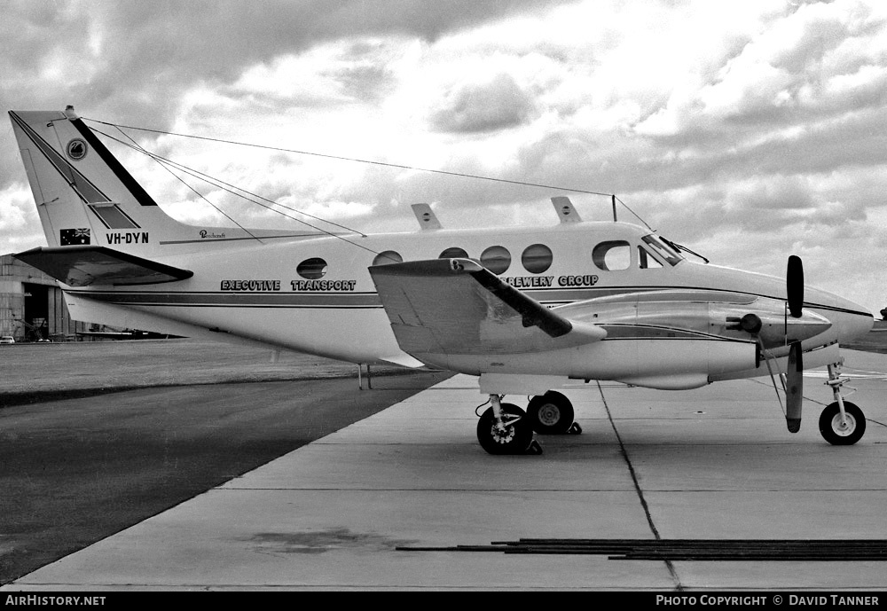 Aircraft Photo of VH-DYN | Beech 65-A90 King Air | Swan Brewery Group | AirHistory.net #47080