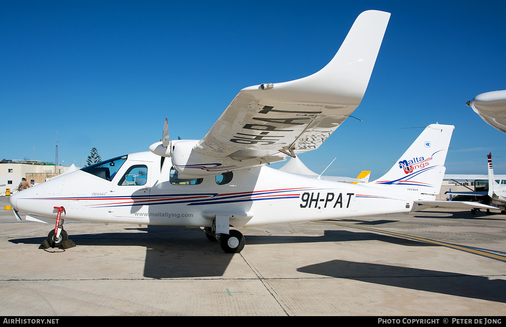 Aircraft Photo of 9H-PAT | Tecnam P-2006T | Malta Wings | AirHistory.net #47101