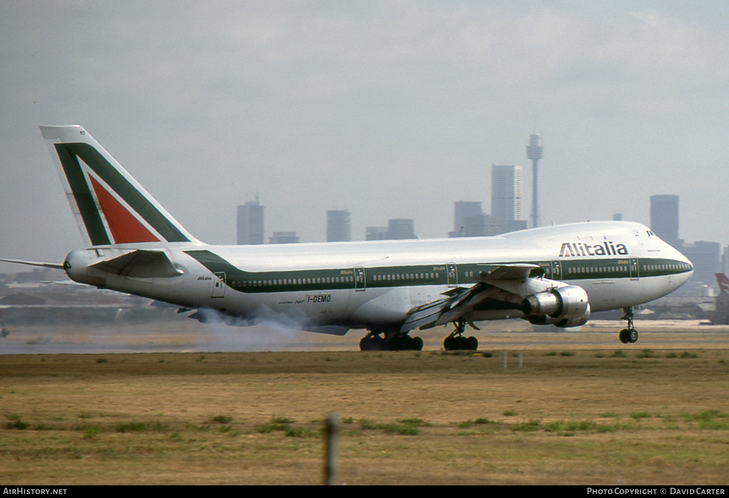 Aircraft Photo of I-DEMO | Boeing 747-243B | Alitalia | AirHistory.net #47116