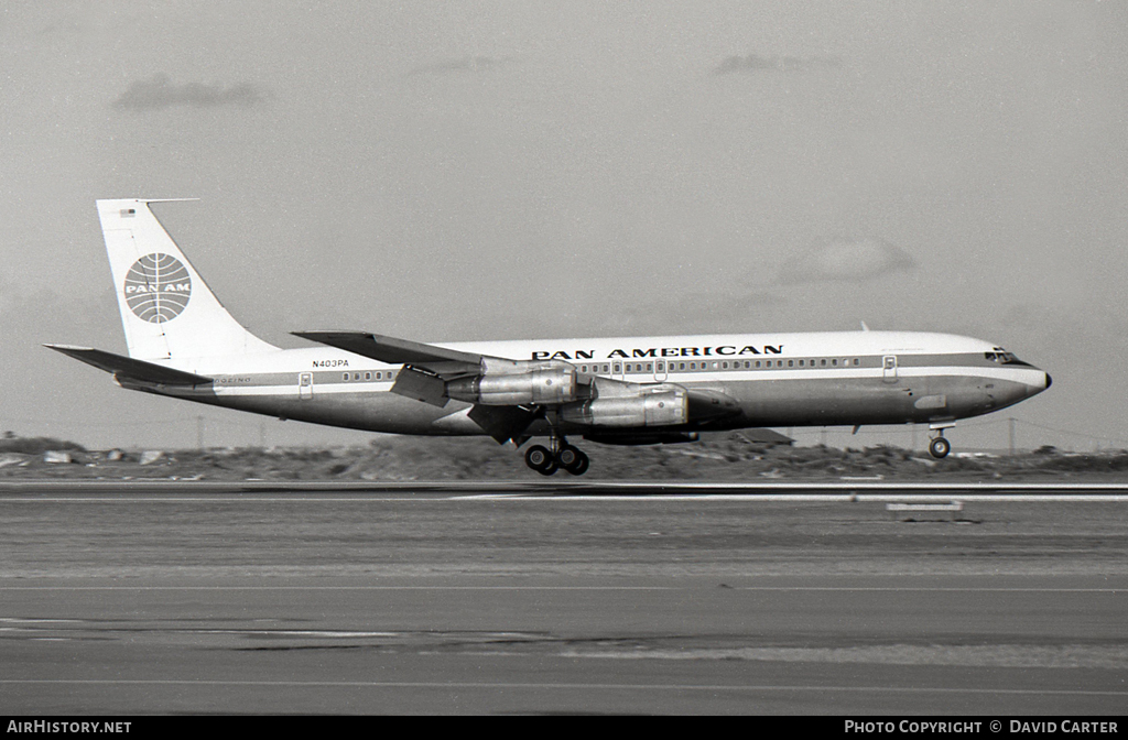 Aircraft Photo of N403PA | Boeing 707-321B | Pan American World Airways - Pan Am | AirHistory.net #47117