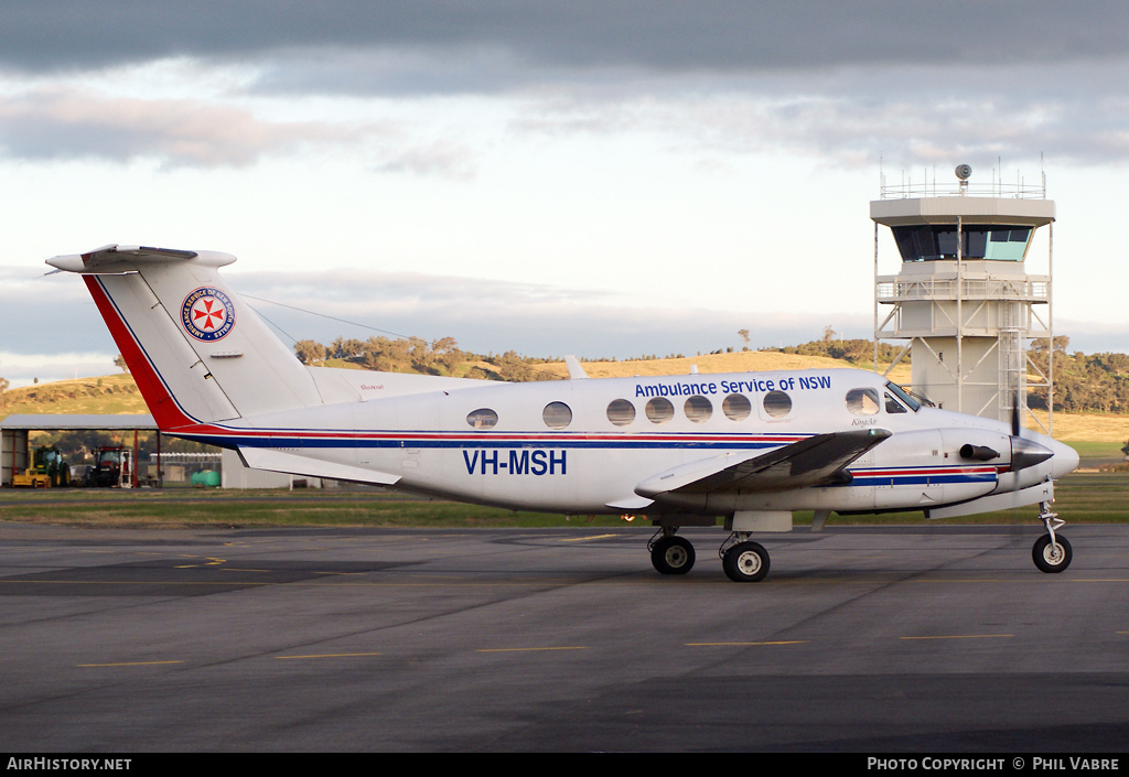Aircraft Photo of VH-MSH | Raytheon B200 King Air | Royal Flying Doctor Service - RFDS | AirHistory.net #47123