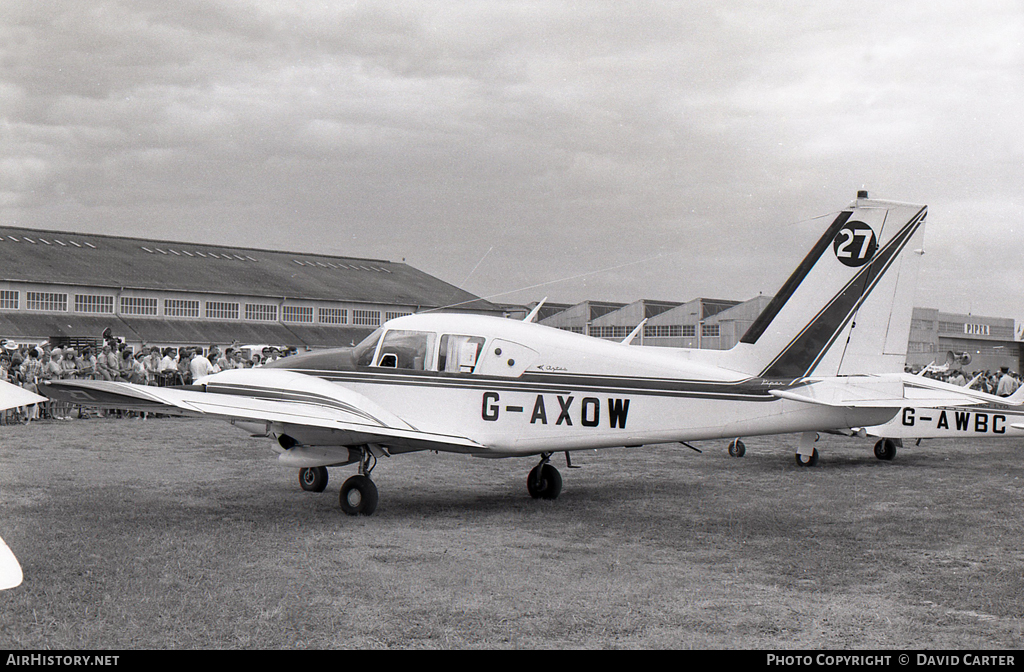 Aircraft Photo of G-AXOW | Piper PA-23-250 Aztec D | AirHistory.net #47125