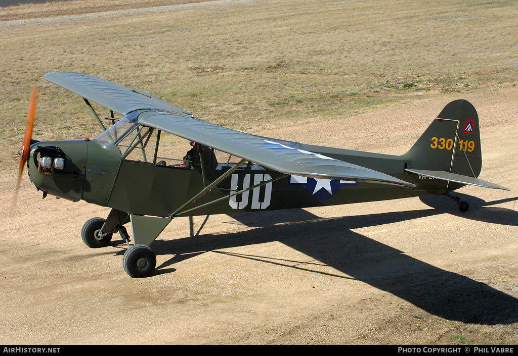 Aircraft Photo of VH-DIT / 330119 | Piper J-3C-65 Cub | USA - Air Force | AirHistory.net #47138