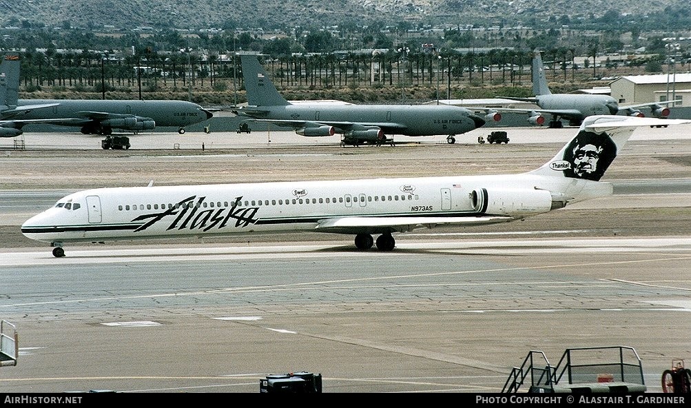 Aircraft Photo of N973AS | McDonnell Douglas MD-83 (DC-9-83) | Alaska Airlines | AirHistory.net #47152