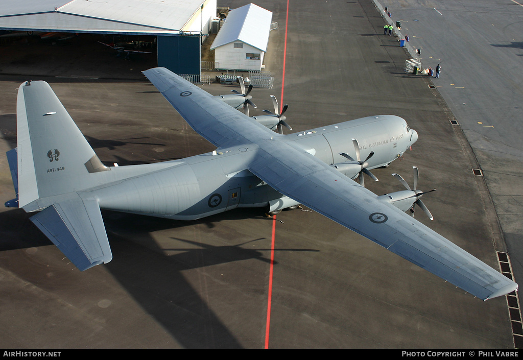 Aircraft Photo of A97-449 | Lockheed Martin C-130J-30 Hercules | Australia - Air Force | AirHistory.net #47153