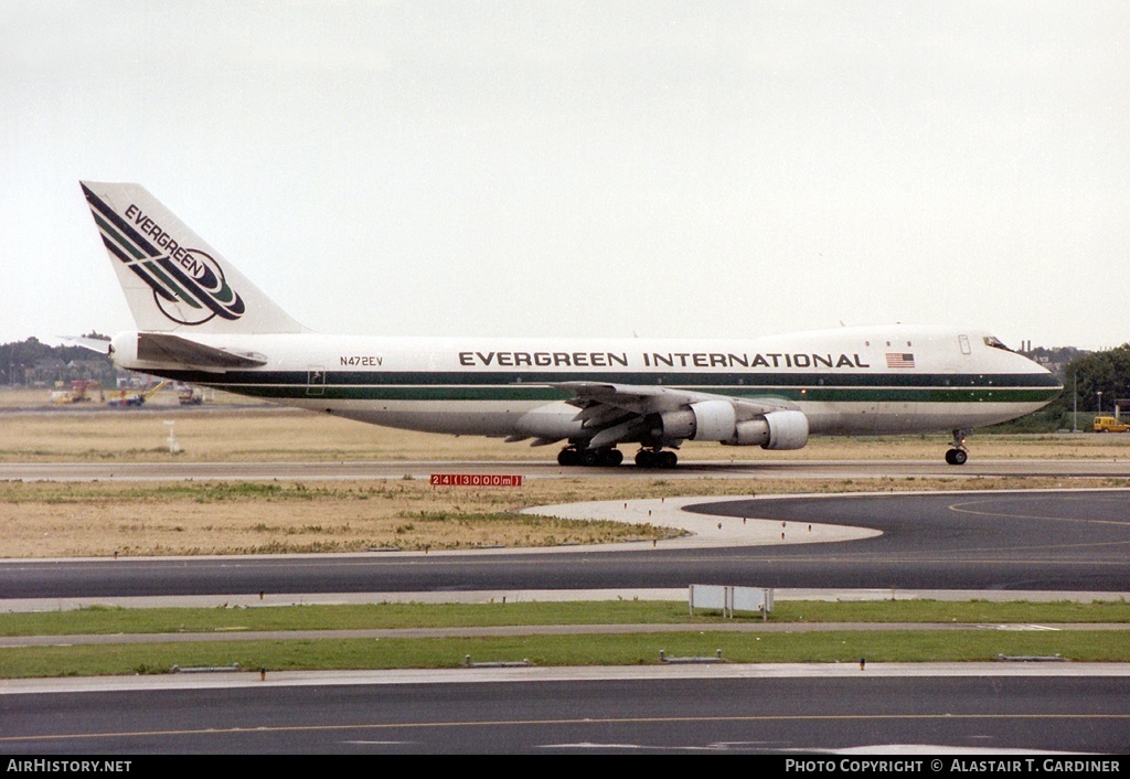 Aircraft Photo of N472EV | Boeing 747-131(SF) | Evergreen International Airlines | AirHistory.net #47174