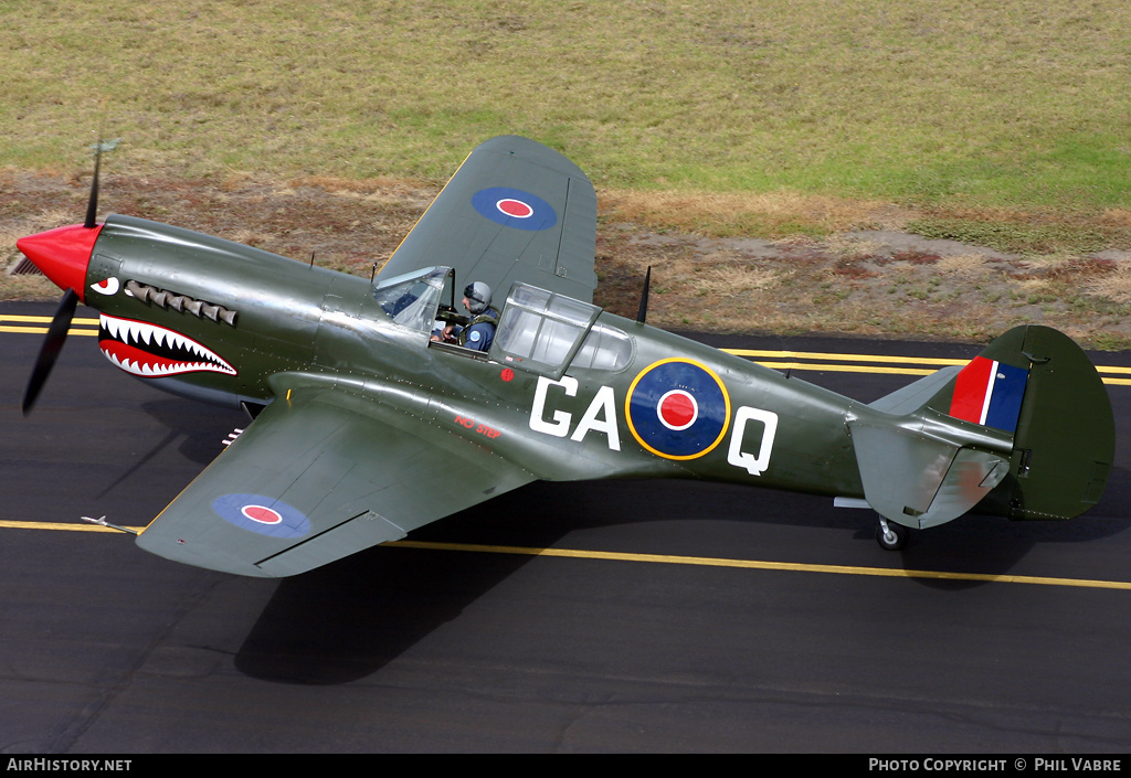 Aircraft Photo of VH-ZOC | Curtiss P-40N Warhawk | UK - Air Force | AirHistory.net #47200