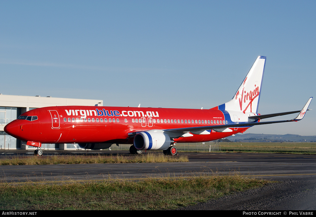 Aircraft Photo of VH-VUP | Boeing 737-8FE | Virgin Blue Airlines | AirHistory.net #47210