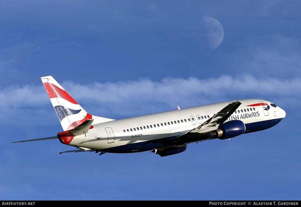 Aircraft Photo of G-DOCY | Boeing 737-436 | British Airways | AirHistory.net #47219
