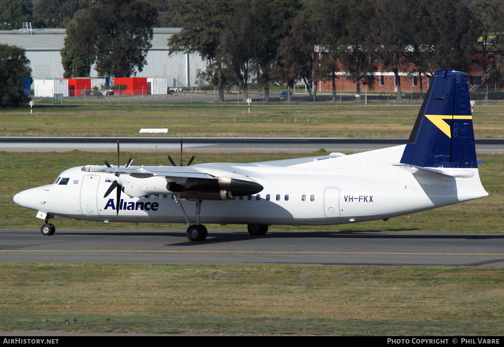 Aircraft Photo of VH-FKX | Fokker 50 | Alliance Airlines | AirHistory.net #47235