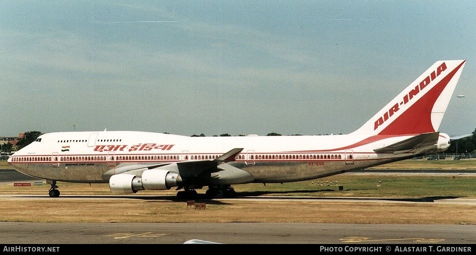 Aircraft Photo of VT-ESO | Boeing 747-437 | Air India | AirHistory.net #47249