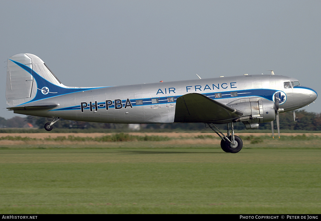 Aircraft Photo of PH-PBA | Douglas C-47A Skytrain | DDA Classic Airlines - Dutch Dakota Association | Air France | AirHistory.net #47263