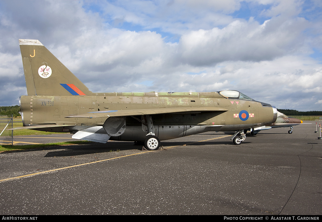 Aircraft Photo of XN730 | English Electric Lightning F2A | UK - Air Force | AirHistory.net #47269