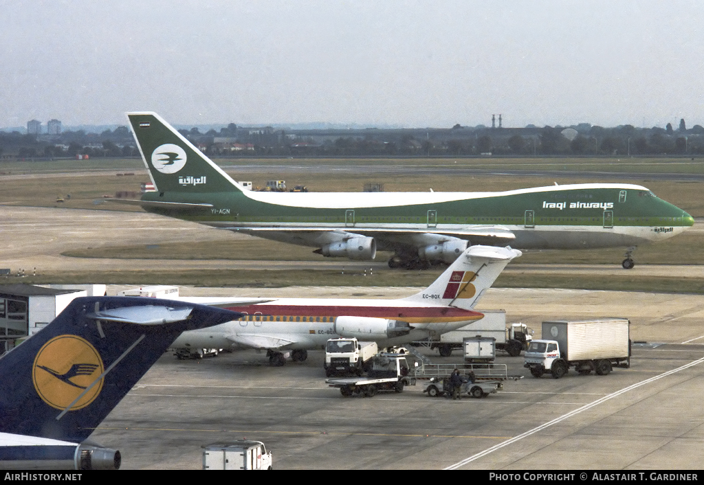 Aircraft Photo of YI-AGN | Boeing 747-270C/SCD | Iraqi Airways | AirHistory.net #47286