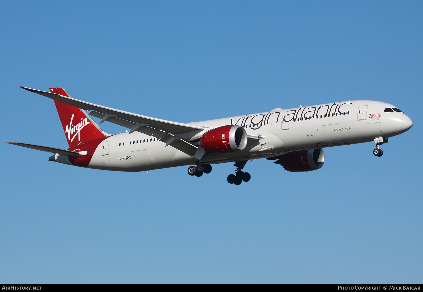 Aircraft Photo of G-VSPY | Boeing 787-9 Dreamliner | Virgin Atlantic Airways | AirHistory.net #47292