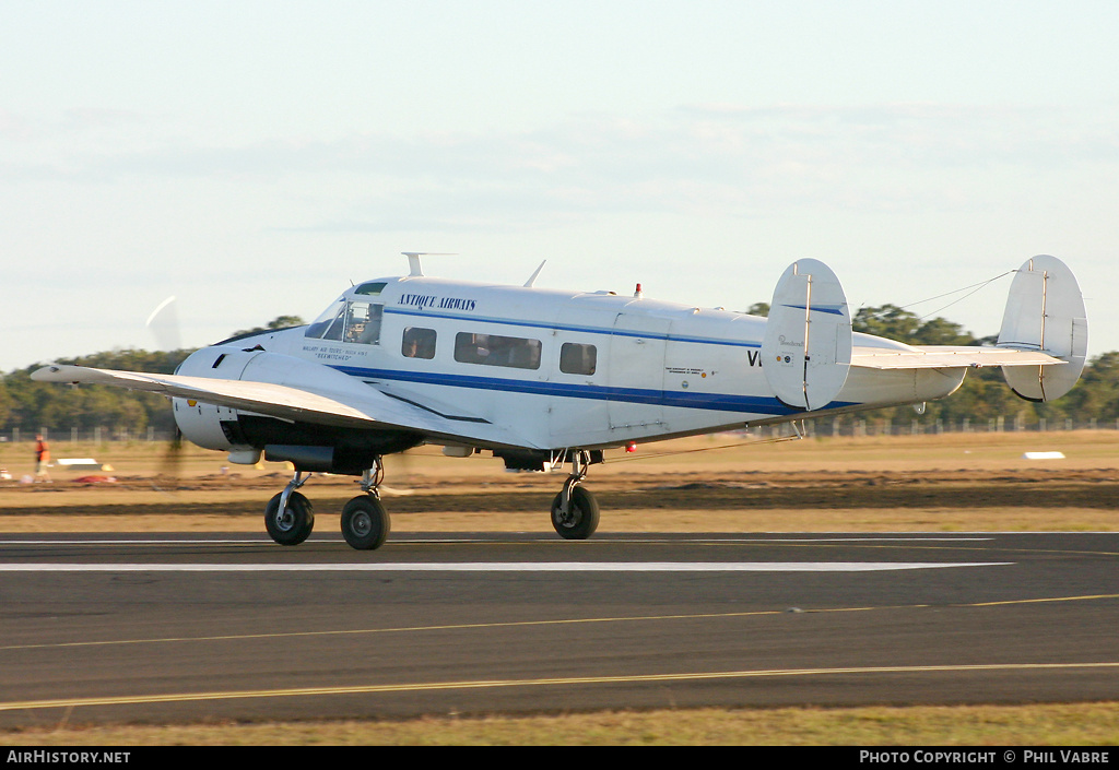 Aircraft Photo of VH-ATX | Beech H18 Tri-Gear | Antique Airways | AirHistory.net #47294