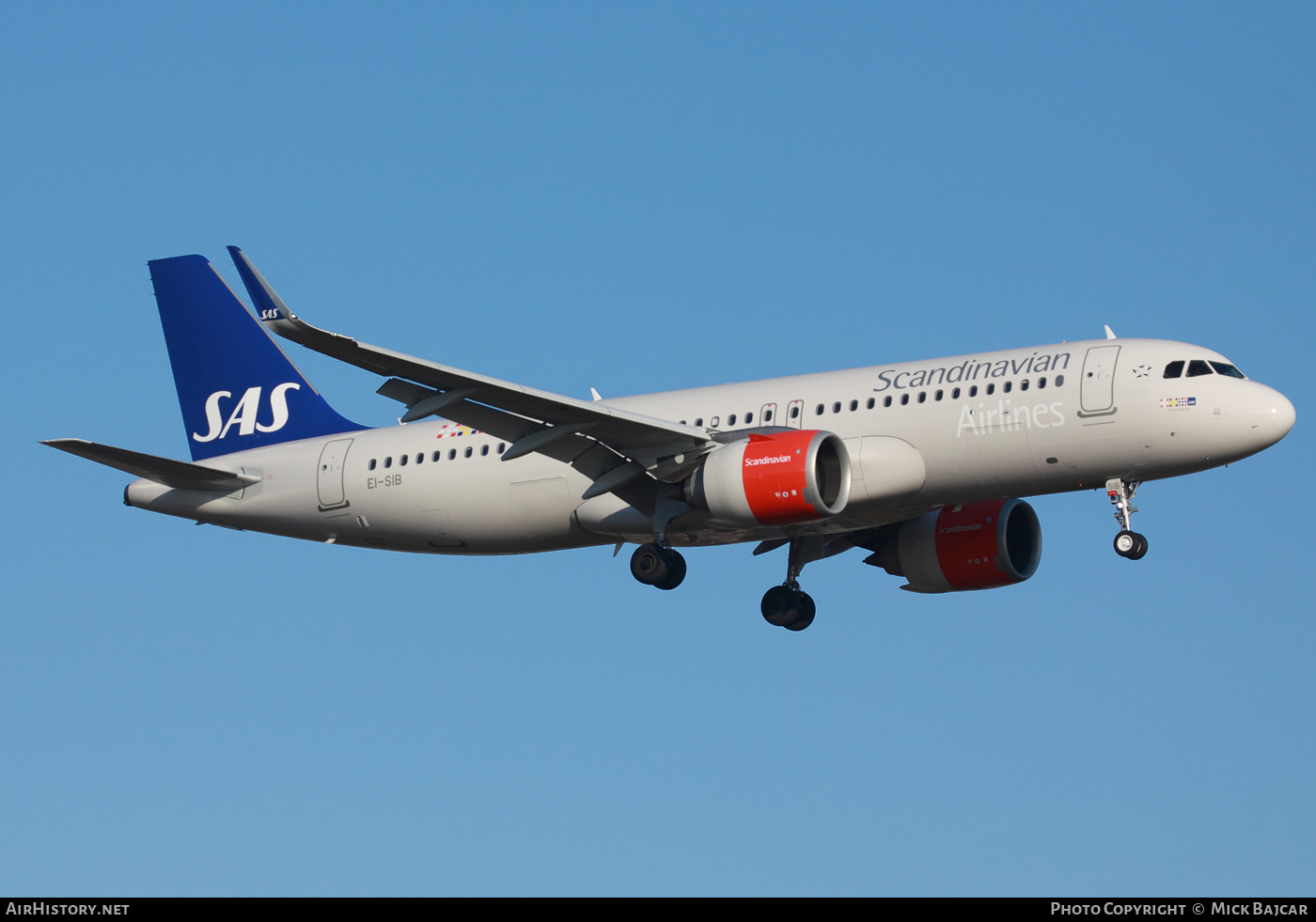 Aircraft Photo of EI-SIB | Airbus A320-251N | Scandinavian Airlines - SAS | AirHistory.net #47296