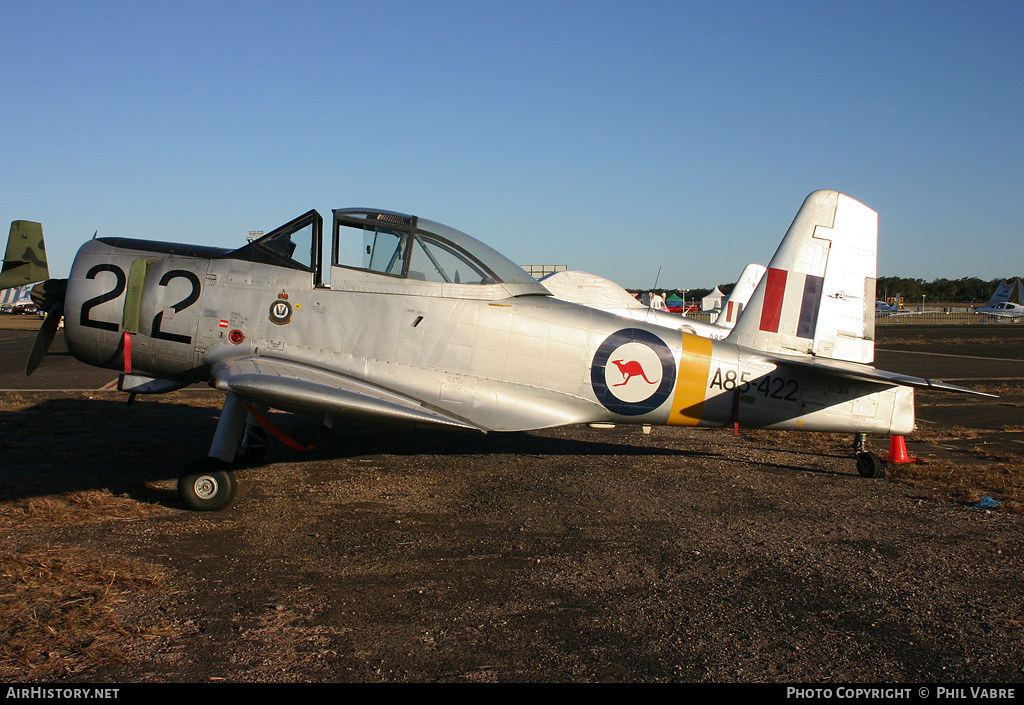 Aircraft Photo of VH-SOB / A85-422 | Commonwealth CA-25 Winjeel | Australia - Air Force | AirHistory.net #47334