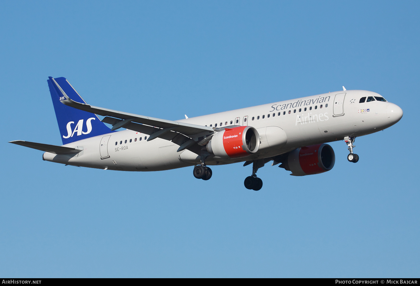Aircraft Photo of SE-ROA | Airbus A320-251N | Scandinavian Airlines - SAS | AirHistory.net #47341