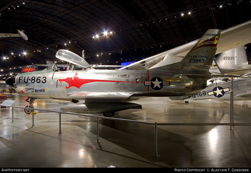Aircraft Photo of 52-3863 / 23863 | North American F-86D Sabre | USA - Air Force | AirHistory.net #47345