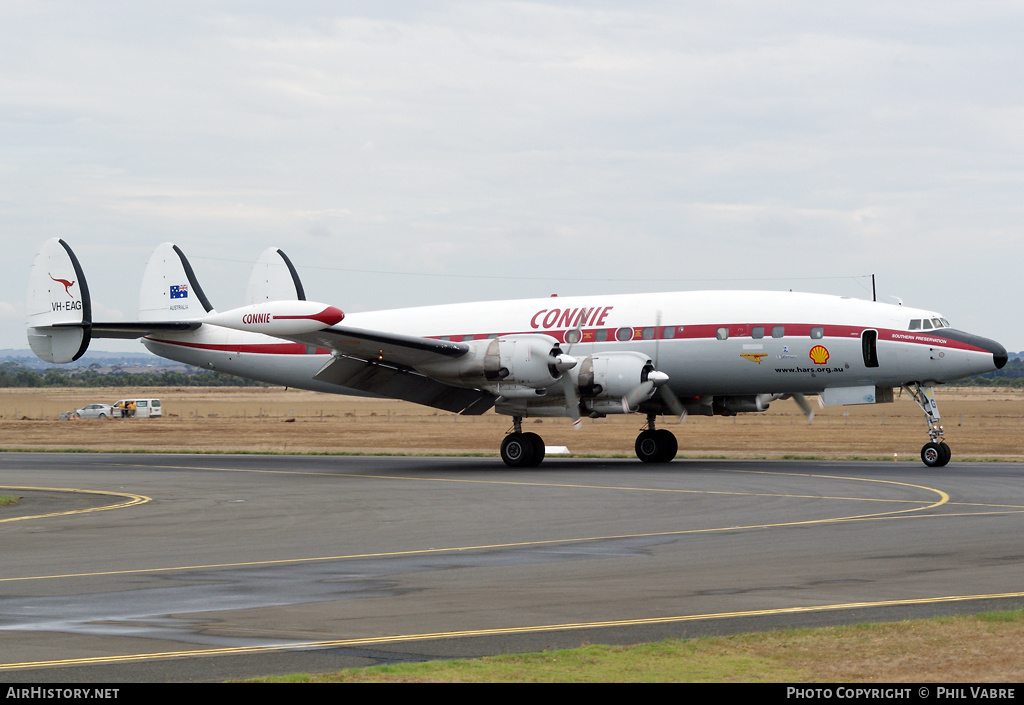 Aircraft Photo of VH-EAG | Lockheed C-121C Super Constellation (L-1049F) | Historical Aircraft Restoration Society - HARS | AirHistory.net #47370