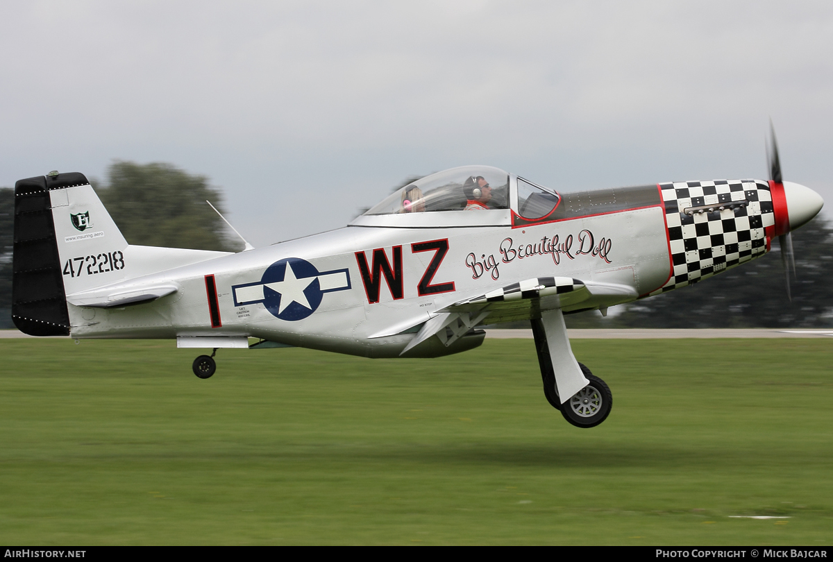 Aircraft Photo of G-MUZY / 472218 | Titan T-51 Mustang | USA - Air Force | AirHistory.net #47381