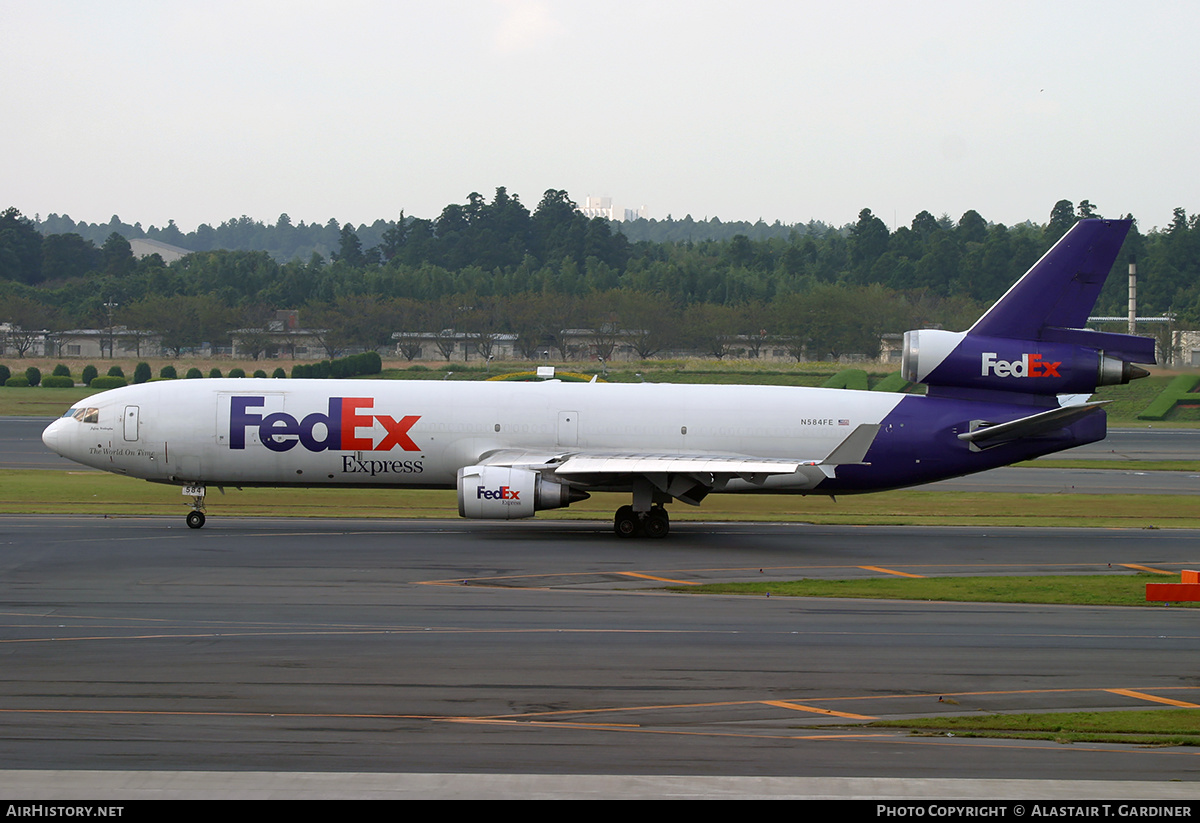 Aircraft Photo of N584FE | McDonnell Douglas MD-11/F | FedEx Express - Federal Express | AirHistory.net #47391
