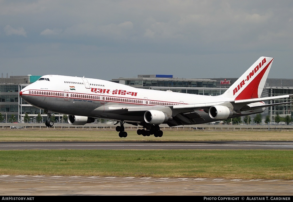 Aircraft Photo of VT-EVB | Boeing 747-437 | Air India | AirHistory.net #47402