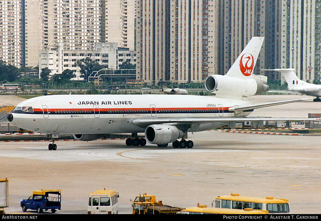 Aircraft Photo of JA8542 | McDonnell Douglas DC-10-40 | Japan Air Lines - JAL | AirHistory.net #47448
