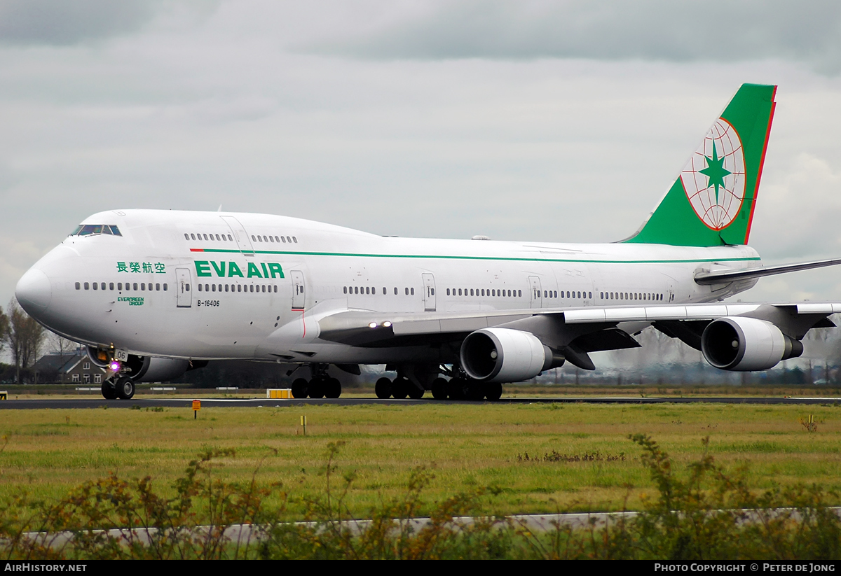 Aircraft Photo of B-16406 | Boeing 747-45EM | EVA Air | AirHistory.net #47467