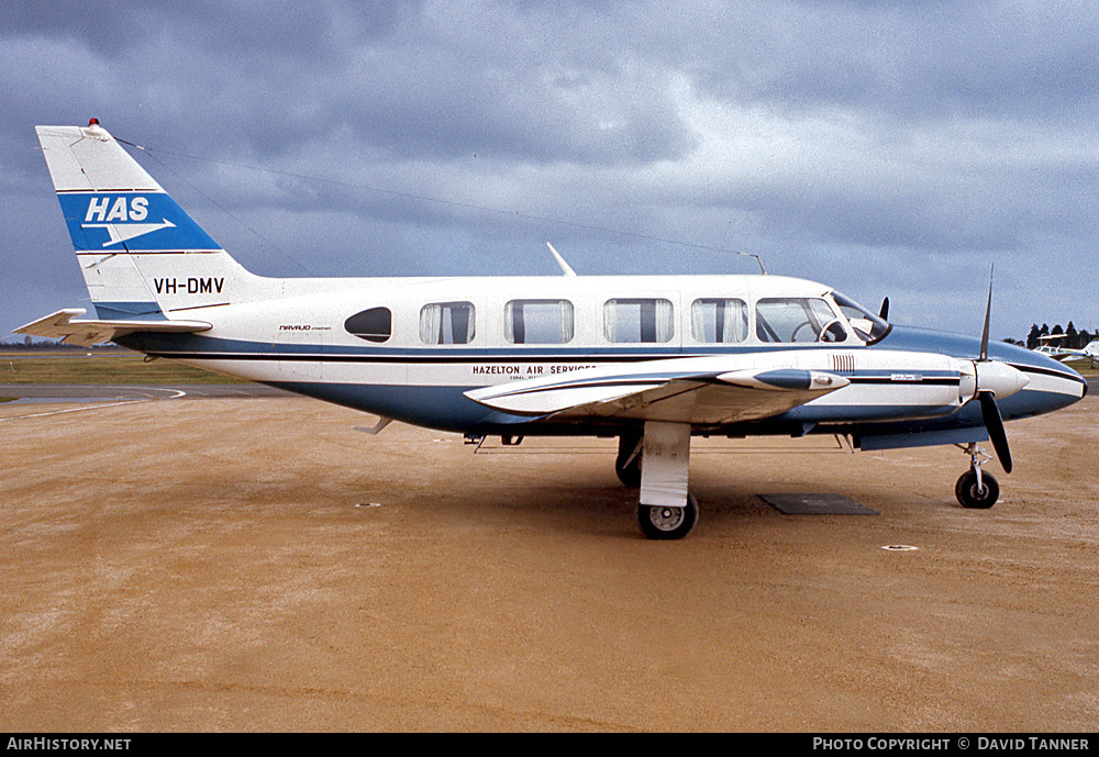 Aircraft Photo of VH-DMV | Piper PA-31-350 Navajo Chieftain | Hazelton Airlines | AirHistory.net #47473