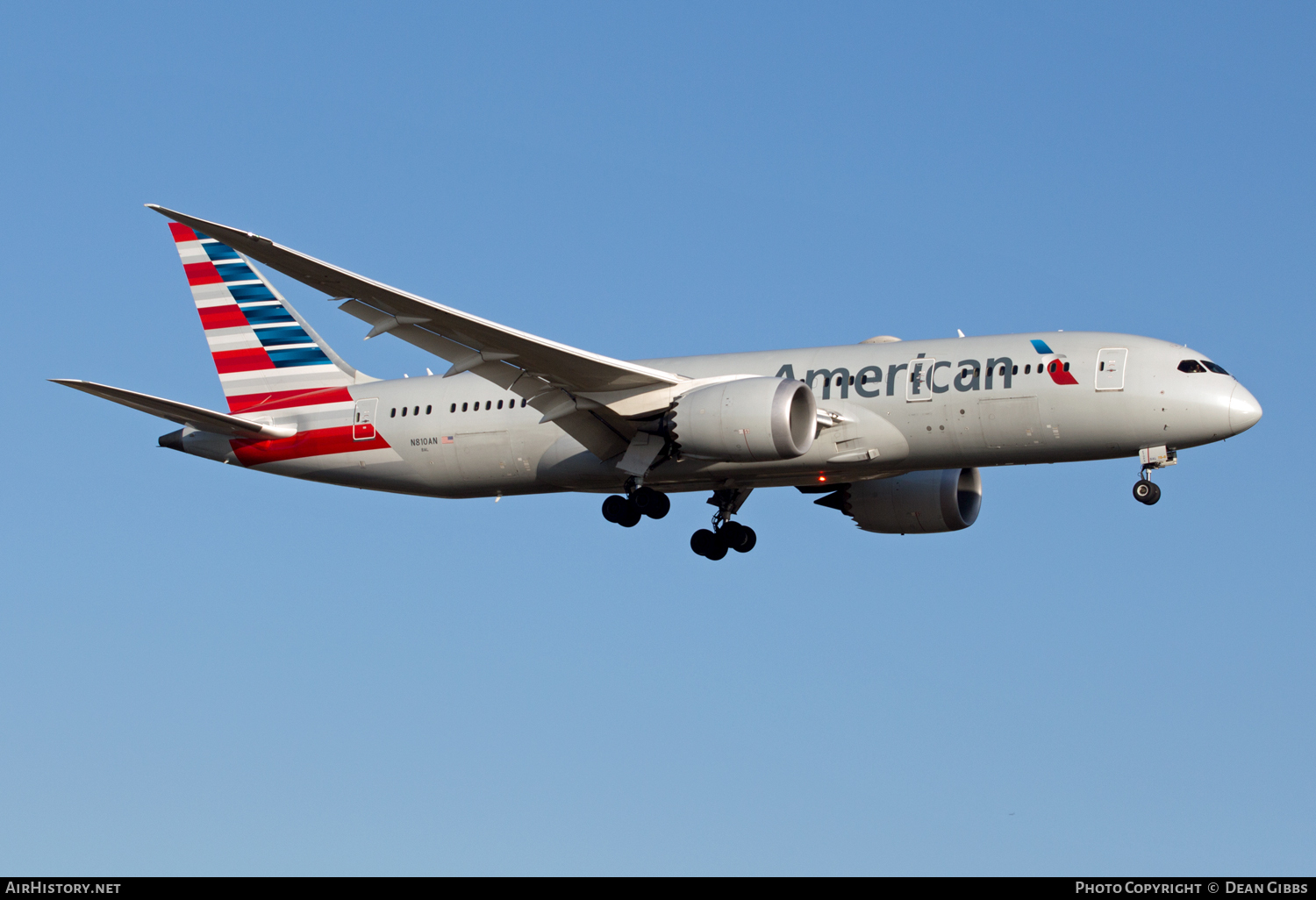 Aircraft Photo of N810AN | Boeing 787-8 Dreamliner | American Airlines | AirHistory.net #47479