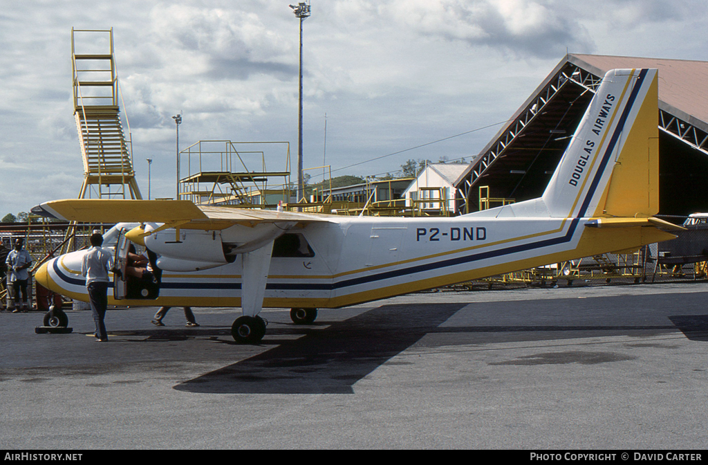 Aircraft Photo of P2-DND | Britten-Norman BN-2A Islander | Douglas Airways | AirHistory.net #47481