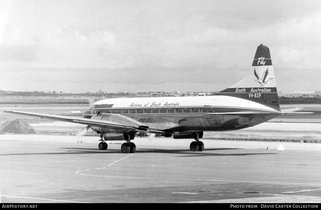 Aircraft Photo of VH-BZF | Convair 440-97 Metropolitan | Airlines of South Australia - ASA | AirHistory.net #47487