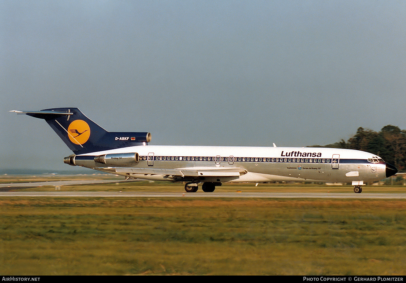 Aircraft Photo of D-ABKF | Boeing 727-230/Adv | Lufthansa | AirHistory.net #47497