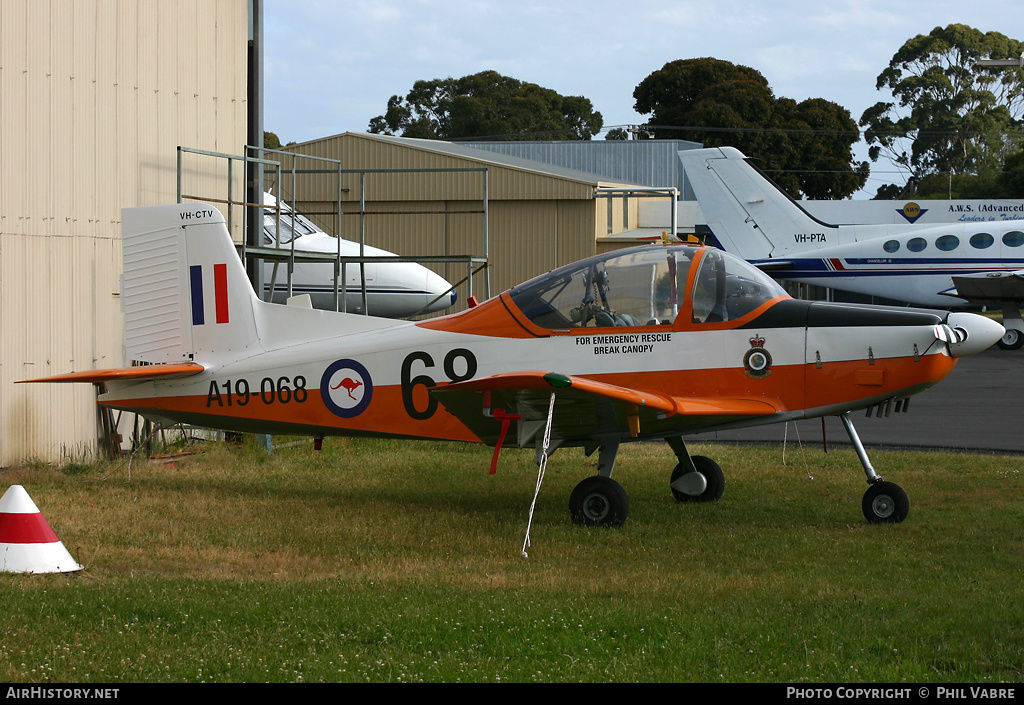 Aircraft Photo of VH-CTV / A19-068 | New Zealand CT-4A Airtrainer | Australia - Air Force | AirHistory.net #47520