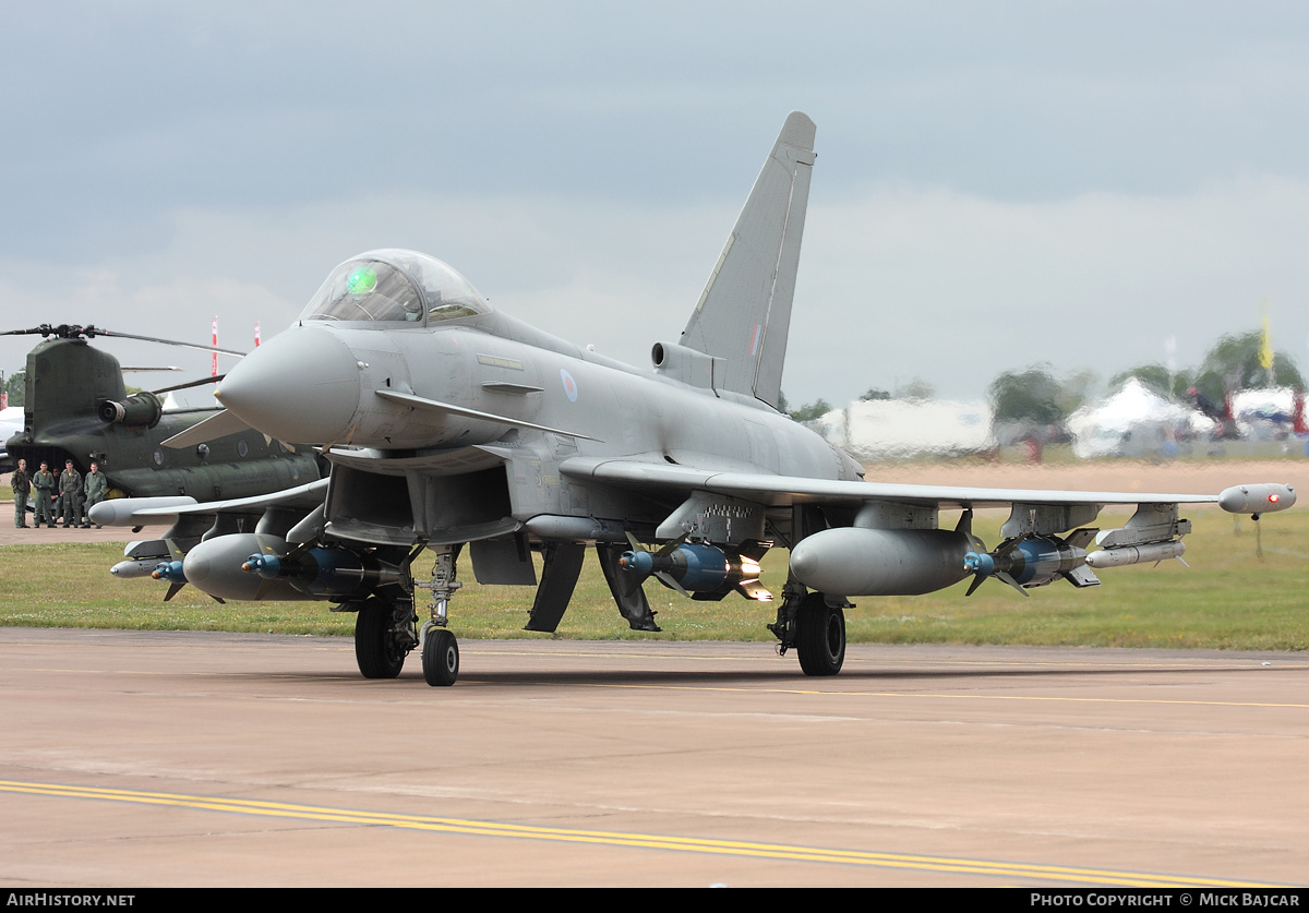 Aircraft Photo of ZJ700 | Eurofighter EF-2000 Typhoon FGR4 | UK - Air Force | AirHistory.net #47541