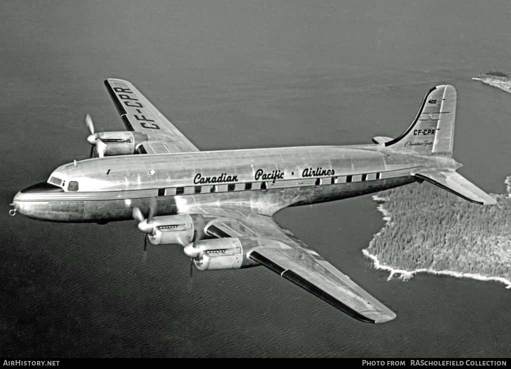 Aircraft Photo of CF-CPR | Canadair DC-4M-1 North Star | Canadian Pacific Airlines | AirHistory.net #47559