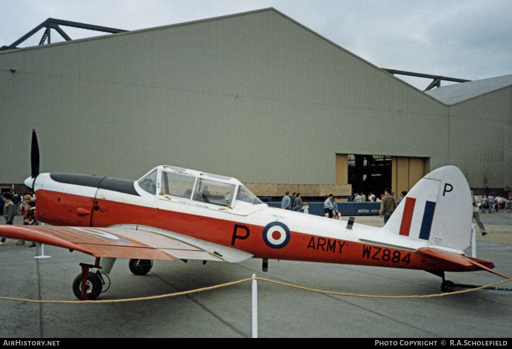 Aircraft Photo of WZ884 | De Havilland DHC-1 Chipmunk T10 | UK - Army | AirHistory.net #47576
