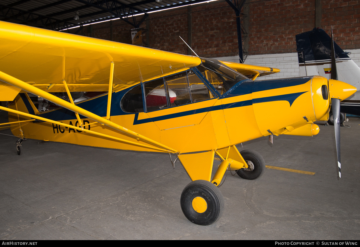 Aircraft Photo of HC-AGD | Piper PA-18A-150 Super Cub | AirHistory.net #47599